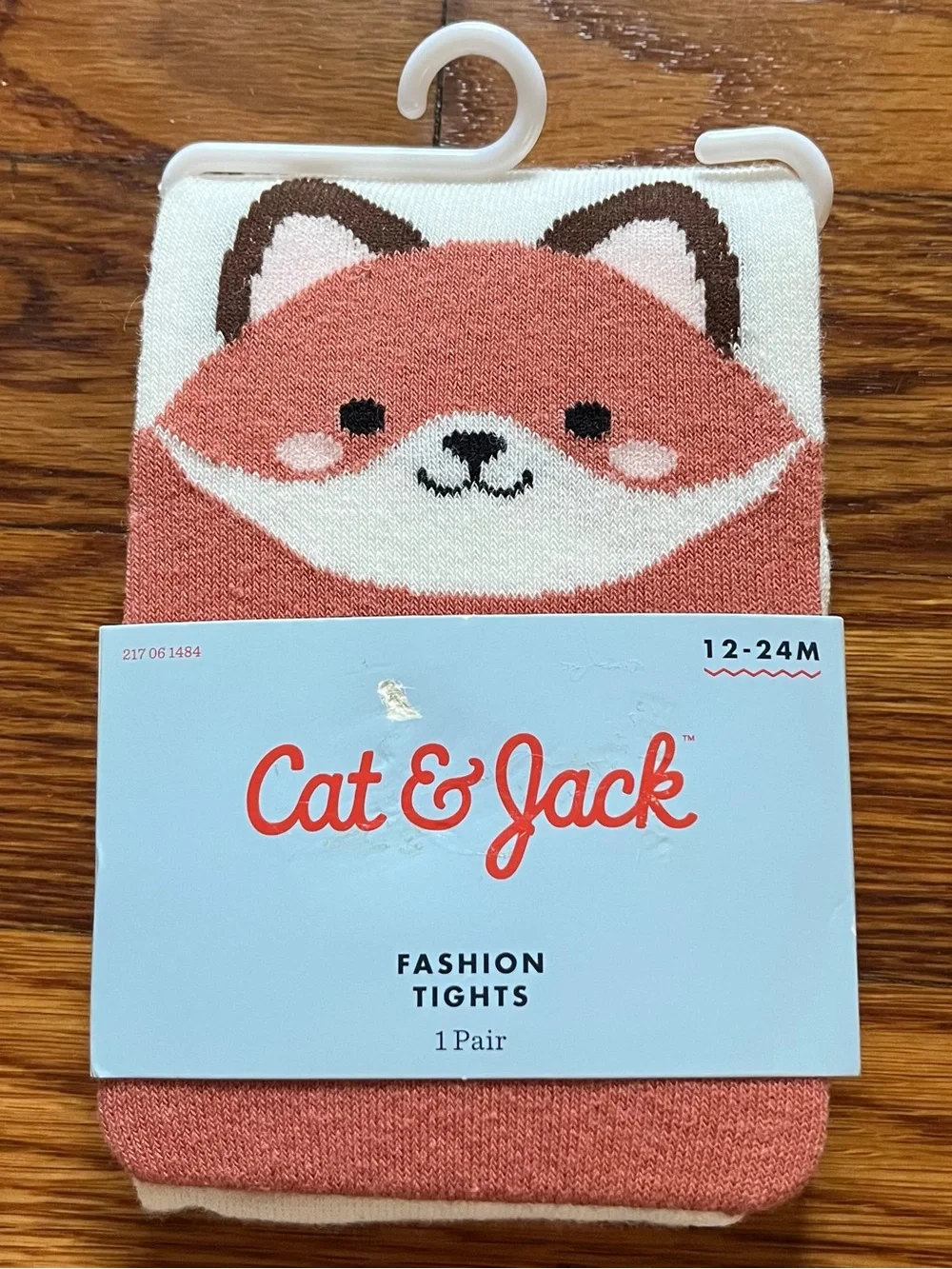 NWT Cat & Jack Fox Fashion Tights Baby Girl Size 12-24M